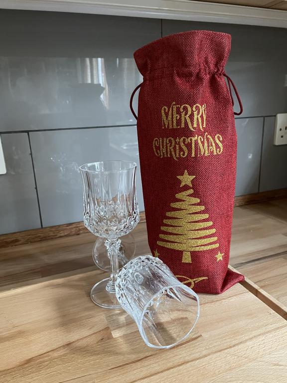 Merry Christmas - Bottle Bag